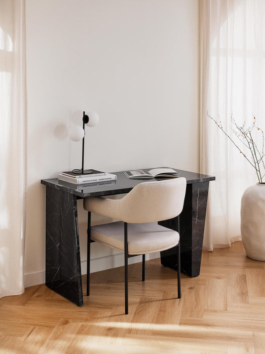 Liamsberg Marble-Look Desk
