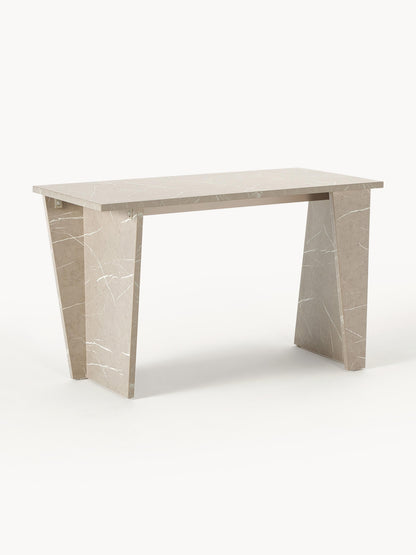 Liamsberg Travertine-Look Desk
