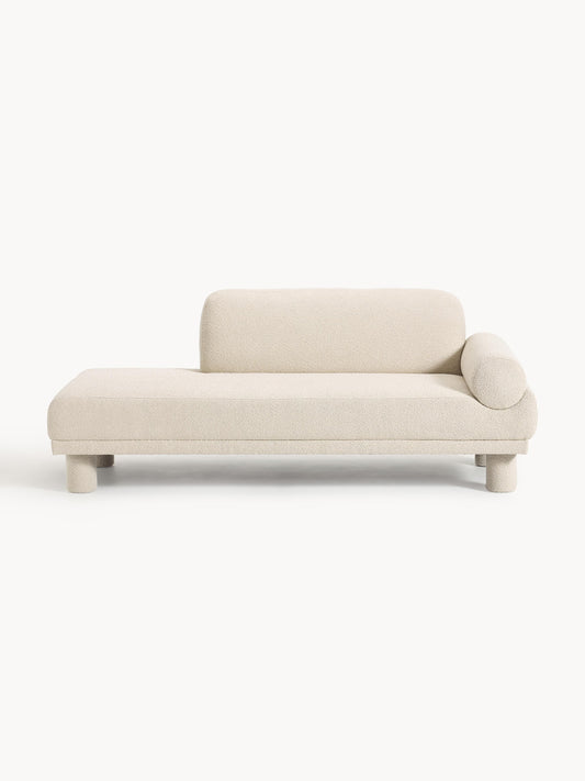 Lilarno Ottoman in Bouclé