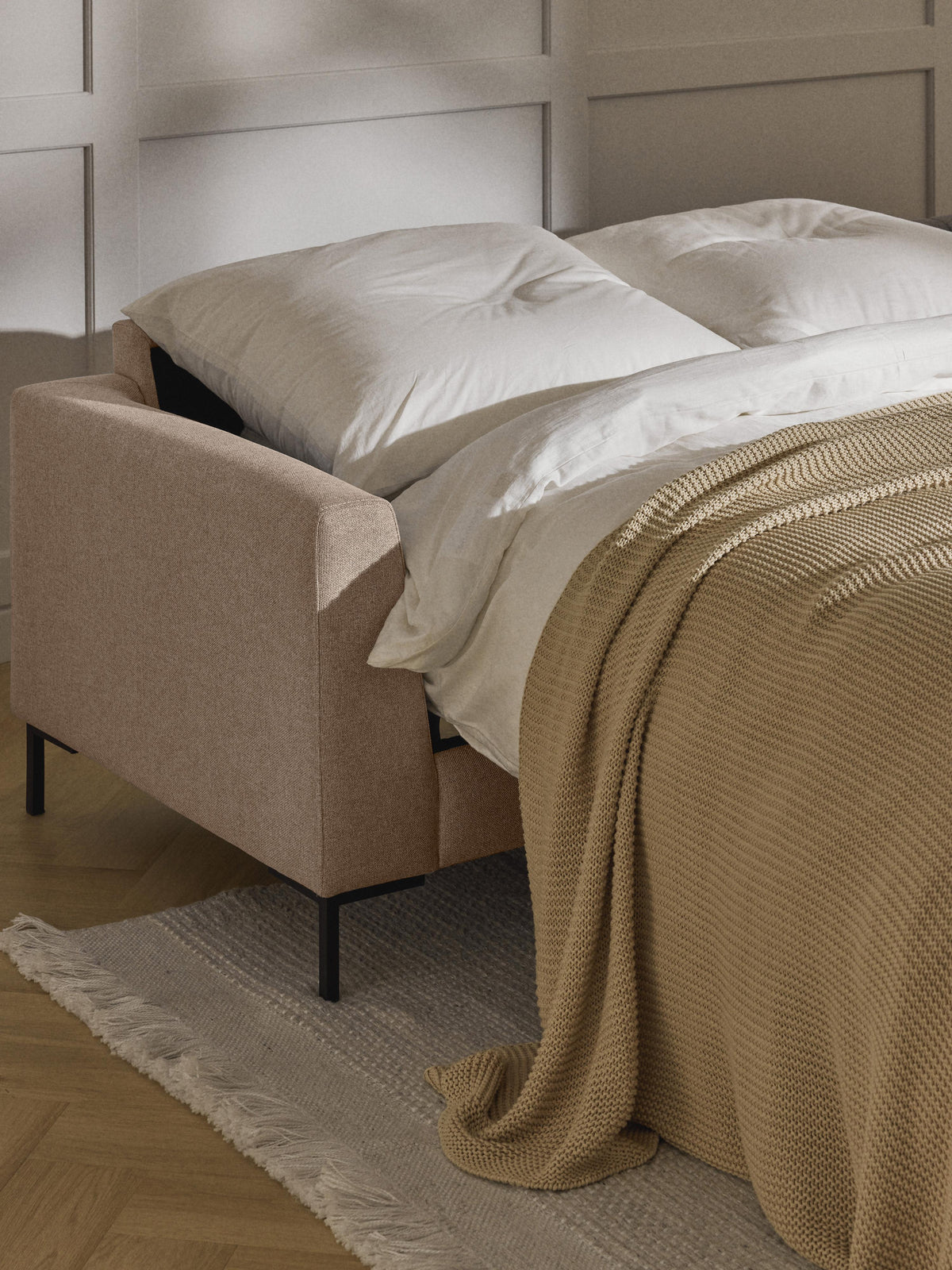 Lunfredo 3-Seater Sofa Bed with Mattress
