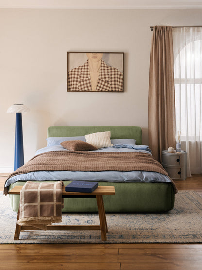 Melvasso Bed, Upholstered