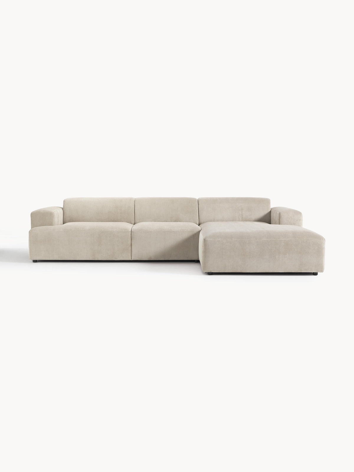 Melvasso Corner Sofa (4-Seater) in Corduroy