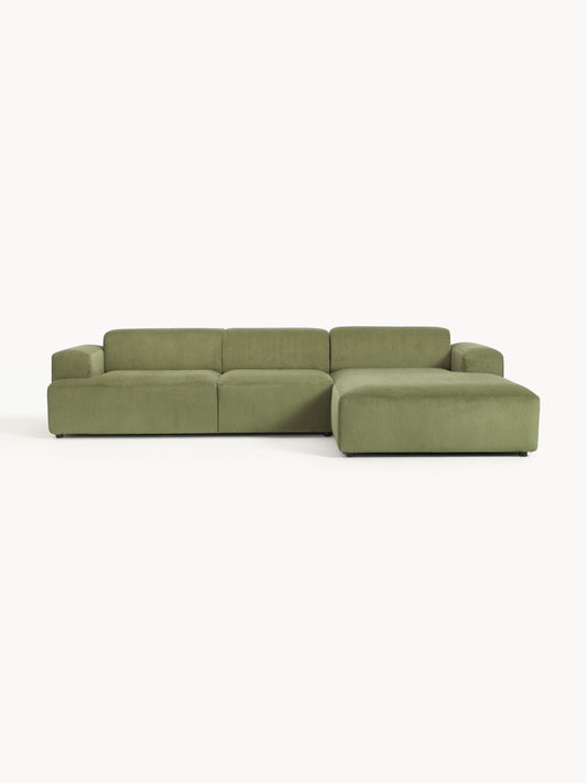 Melvasso Corner Sofa (4-Seater) in Corduroy