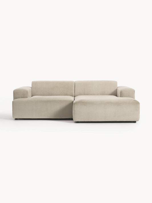 Melvasso Corner Sofa in Corduroy (3-Seater)