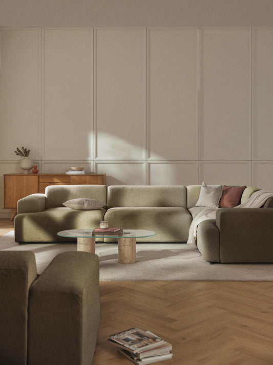 Melvasso Large Corner Sofa (4-Seater)