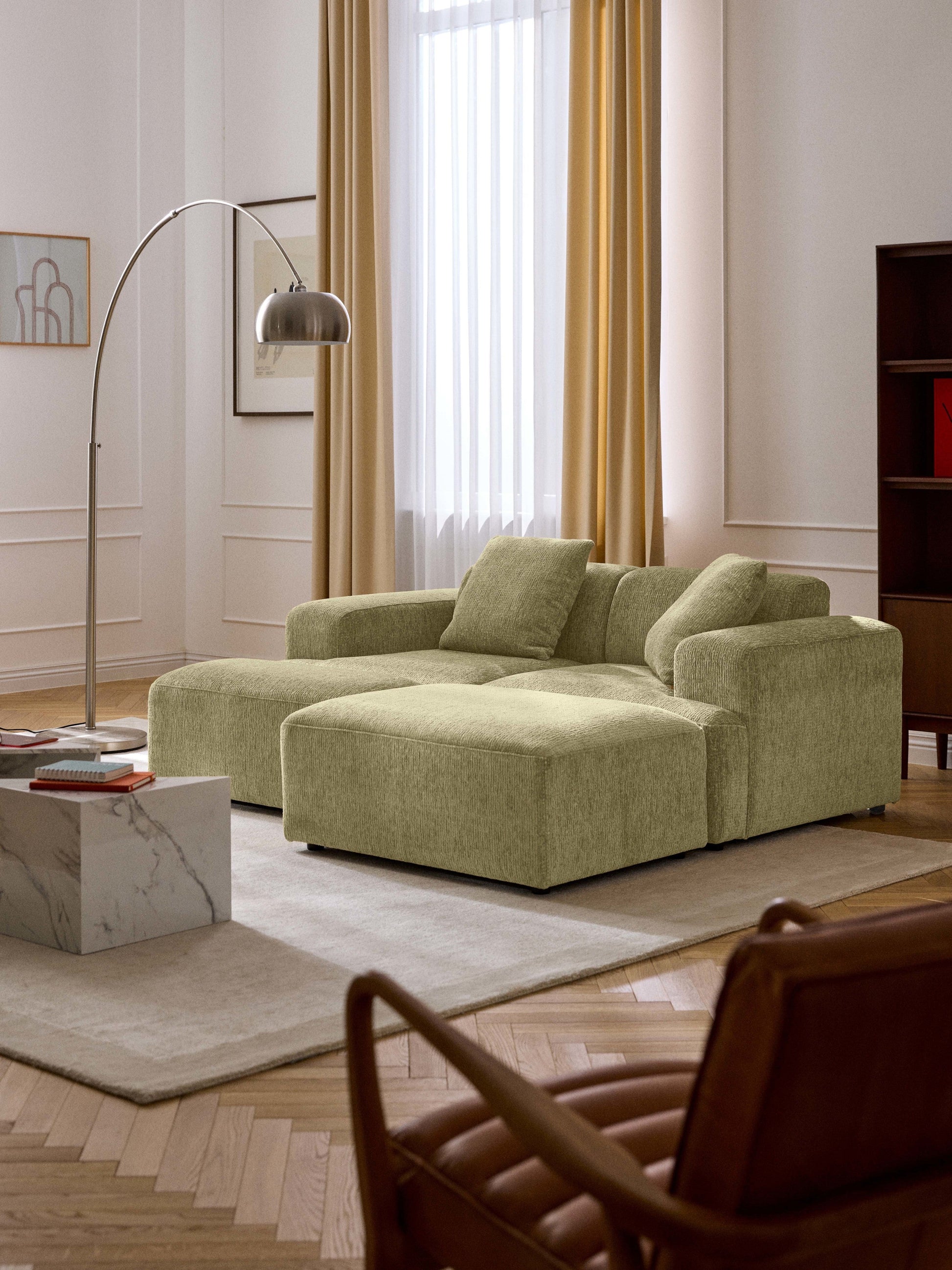 Melvasso Ottoman, W 99 x D 72 cm