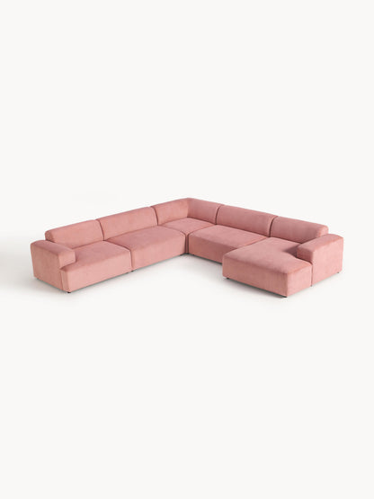 Melvasso XL Corner Sofa in Corduroy