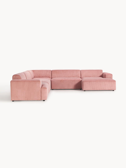 Melvasso XL Corner Sofa in Corduroy