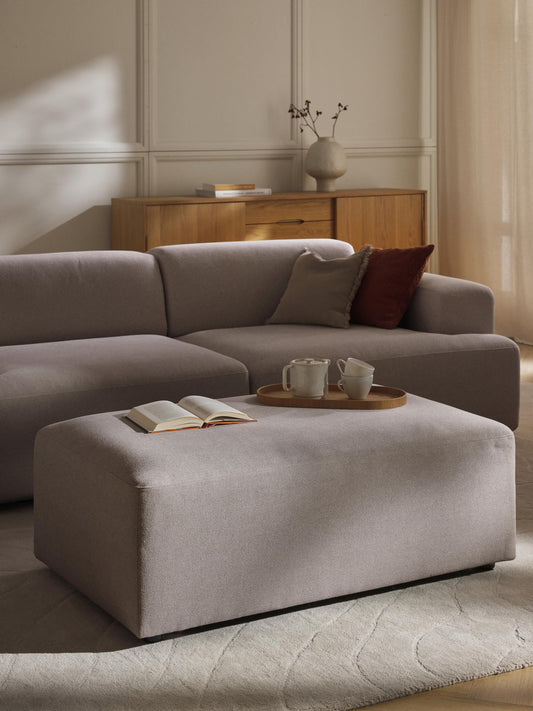 Melvasso XL Ottoman, W 116 x D 72 cm