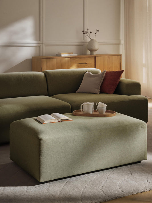 Melvasso XL Ottoman, W 116 x D 72 cm