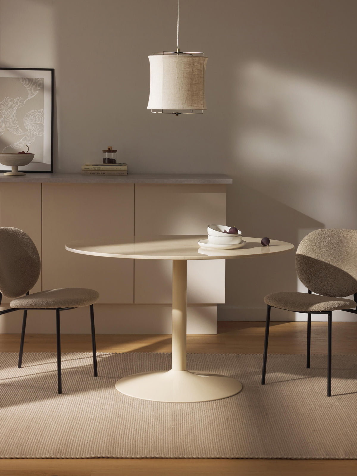 Milazzi Oval Marble Dining Table, 120 x 90 cm