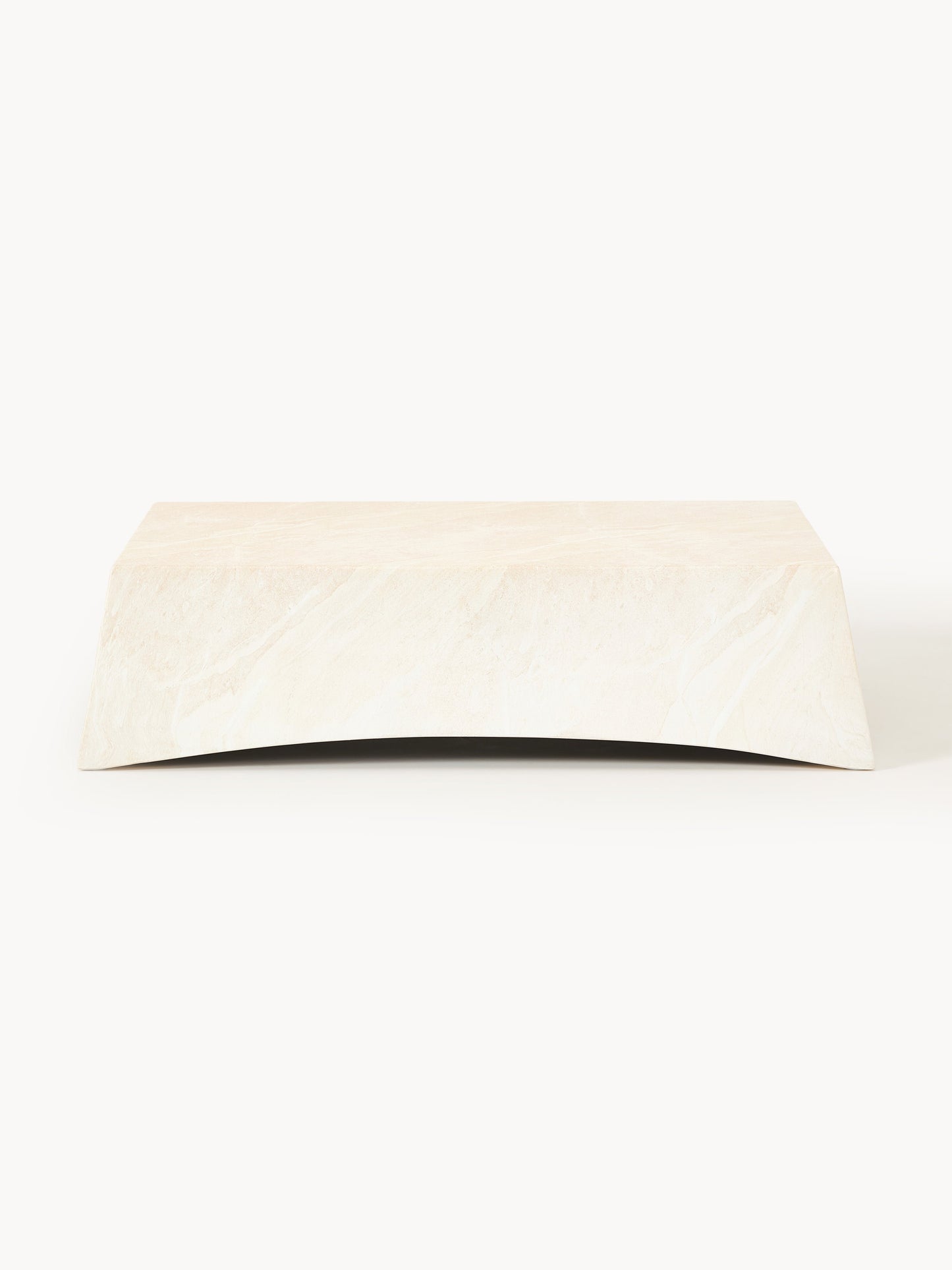 Mohvenza Indoor & Outdoor Coffee Table in Travertine Look, W 120 cm