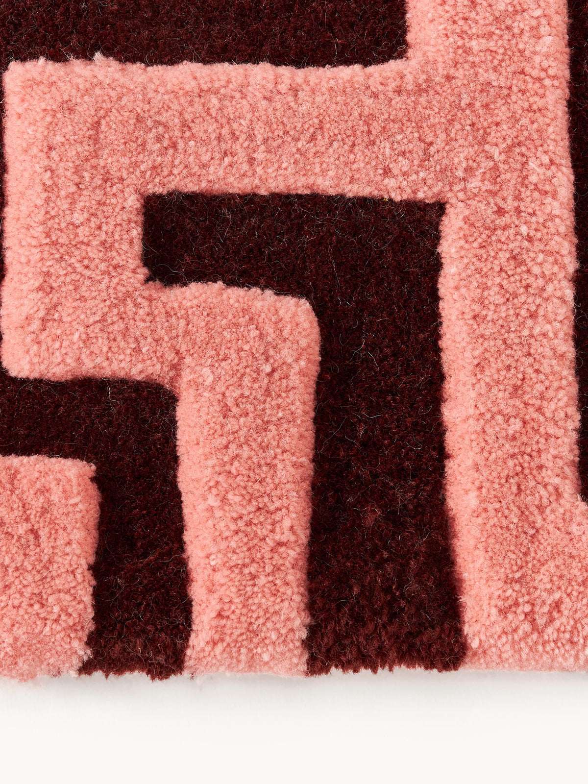 Montgrave Hand-Tufted Wool Rug with Raised High-Low Texture