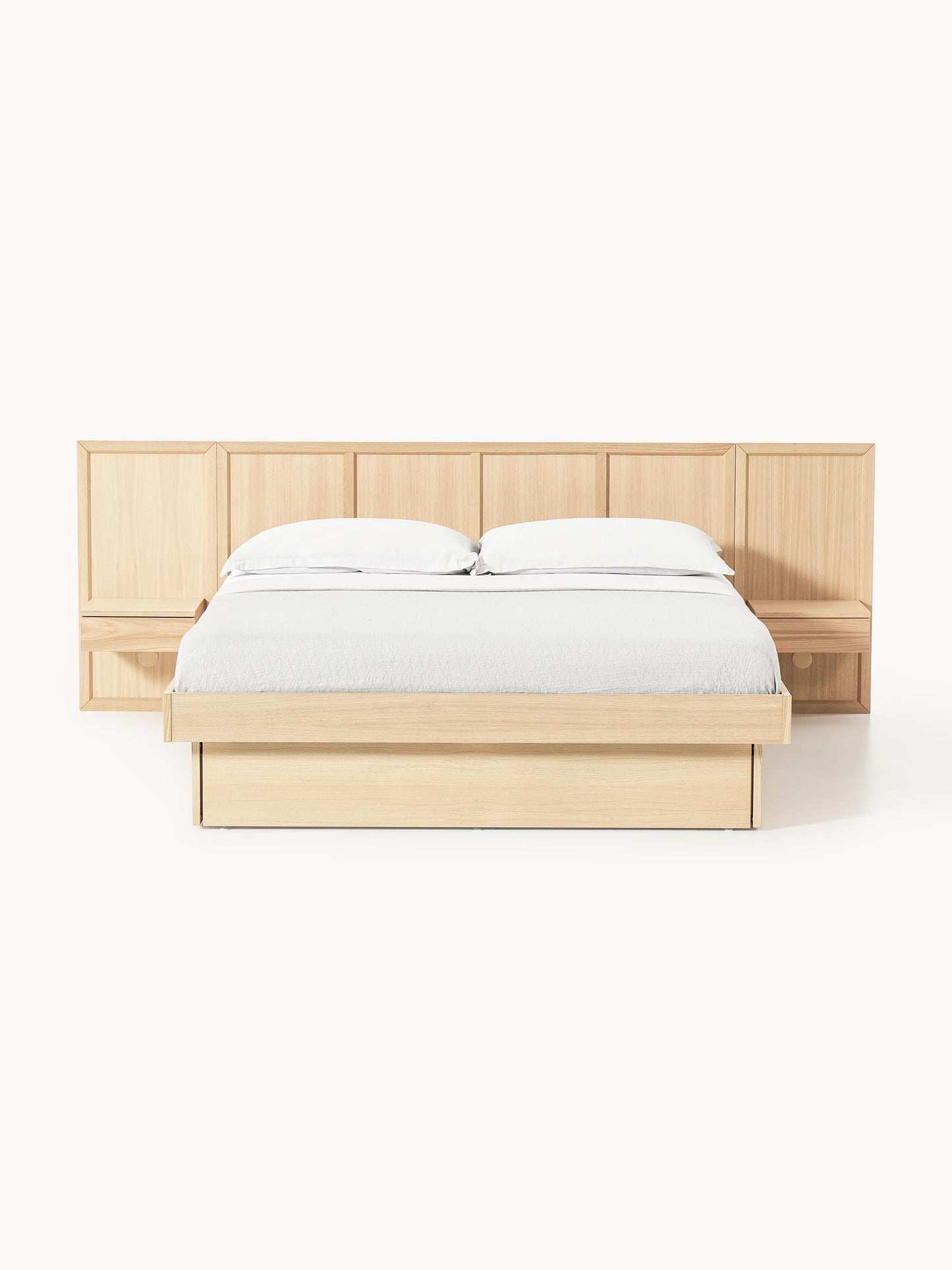 Nantessa Wooden Bed with Bedside Tables and Headboard