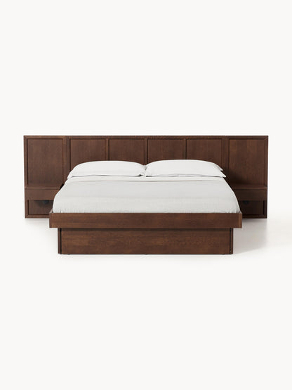 Nantessa Wooden Bed with Bedside Tables and Headboard