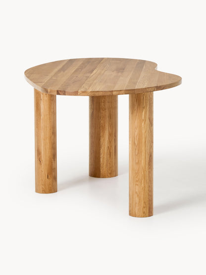 Narvello Dining Table in Oak with Organic Shape, in Various Sizes