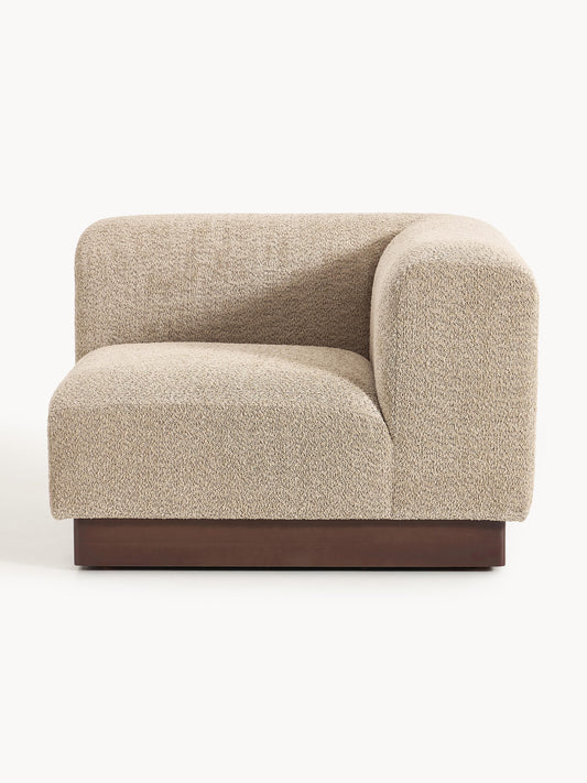Natolino Corner Module in Teddy Bouclé