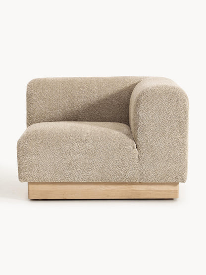 Natolino Corner Module in Teddy Bouclé