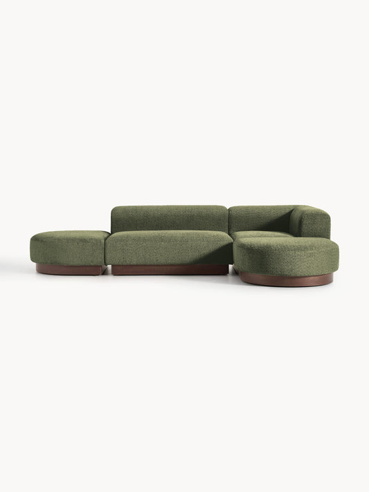 Natolino Modular Teddy Bouclé Corner Sofa