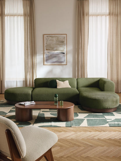 Natolino Modular Teddy Bouclé Corner Sofa