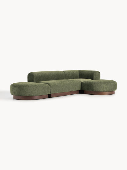 Natolino Modular Teddy Bouclé Corner Sofa