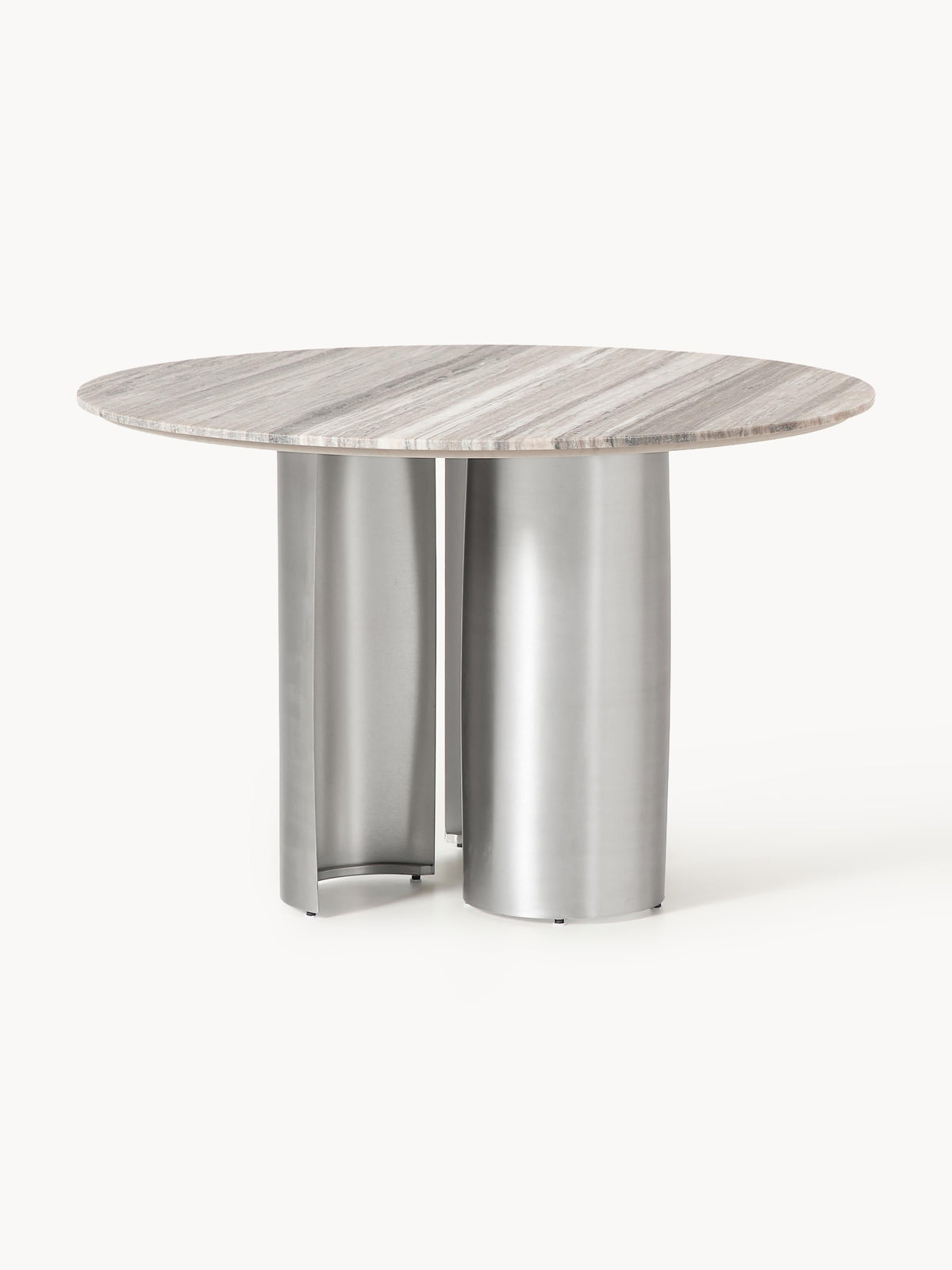 Noamfjell Round Dining Table with Marble Tabletop, Ø 120 cm