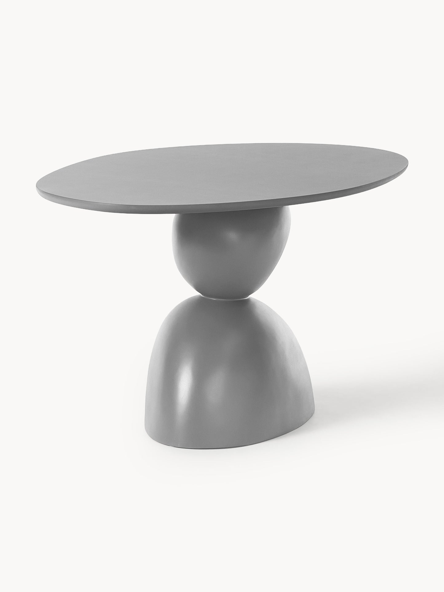Sahrezzi Oval Dining Table with Organic Design, 180 x 90 cm