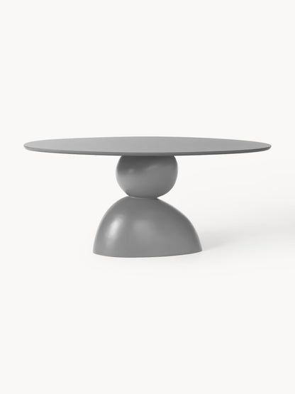 Sahrezzi Oval Dining Table with Organic Design, 180 x 90 cm