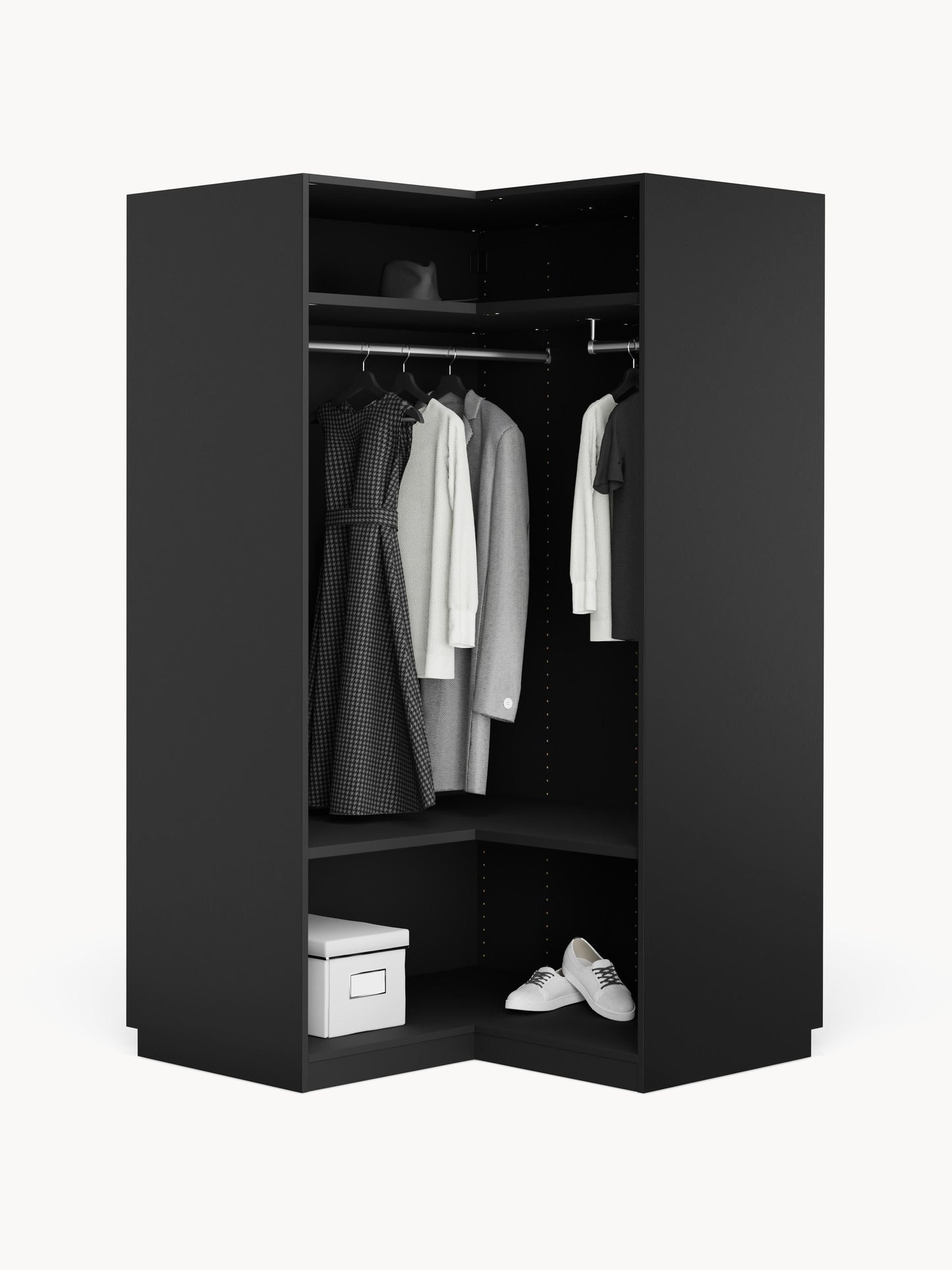 Simberto Modular Corner Wardrobe, 115 cm Wide
