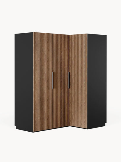 Simberto Modular Corner Wardrobe, 165 cm Wide, in Various Sizes