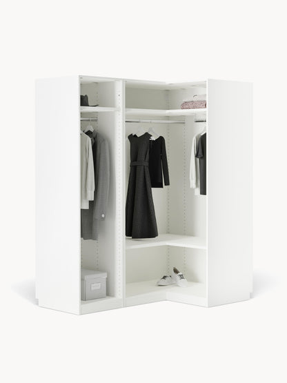 Simberto Modular Corner Wardrobe, 165 cm Wide, in Various Sizes
