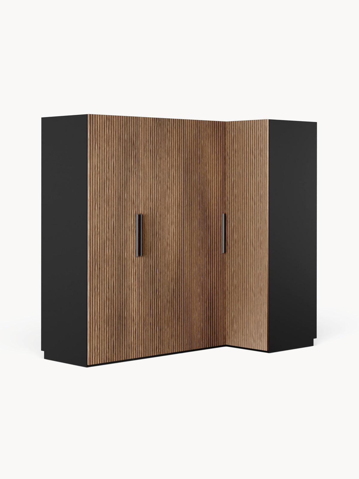 Simberto Modular Corner Wardrobe, 215 cm Wide, in Various Sizes
