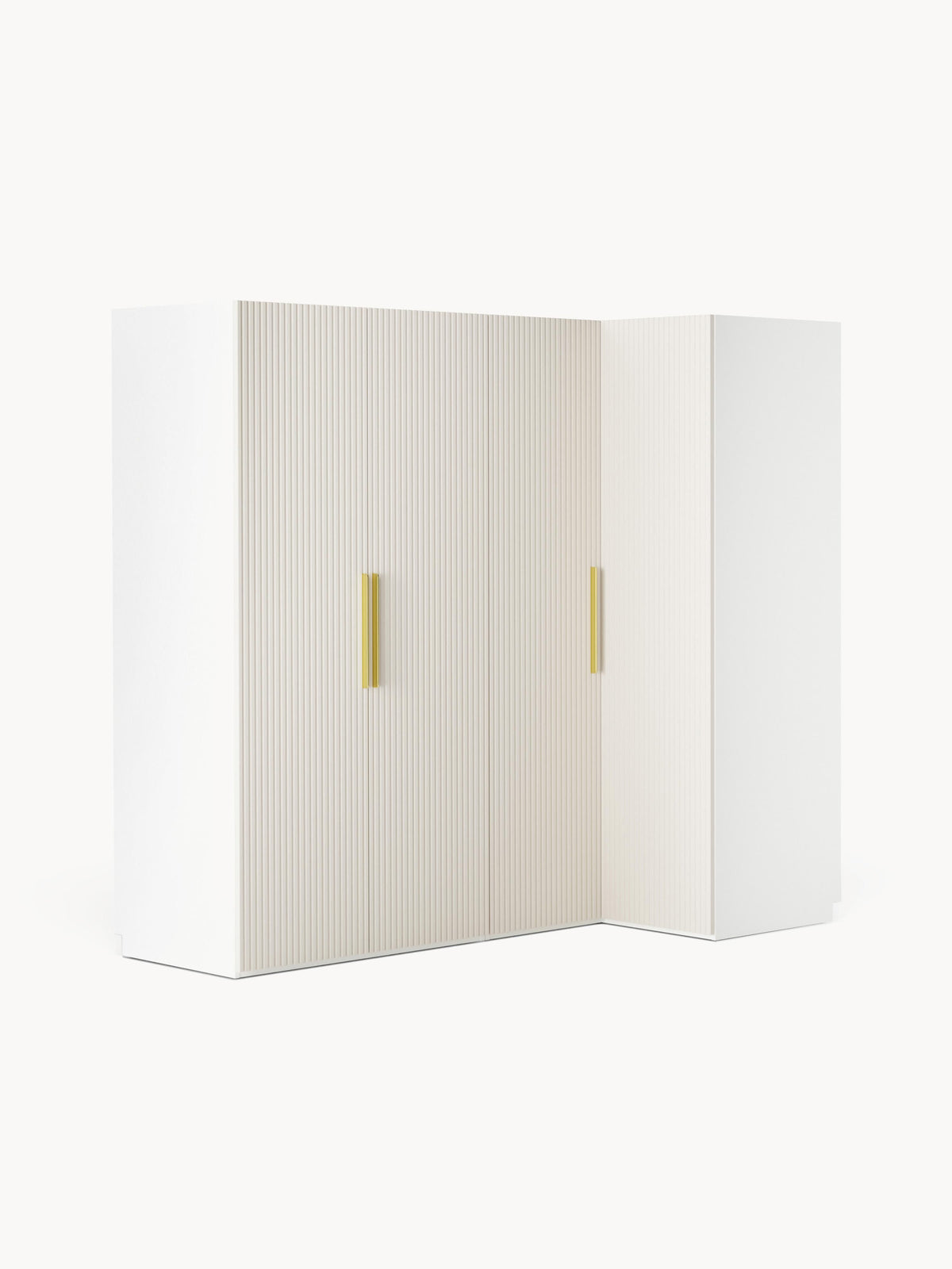Simberto Modular Corner Wardrobe, 215 cm Wide, in Various Sizes