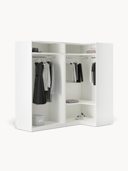 Simberto Modular Corner Wardrobe, 215 cm Wide, in Various Sizes