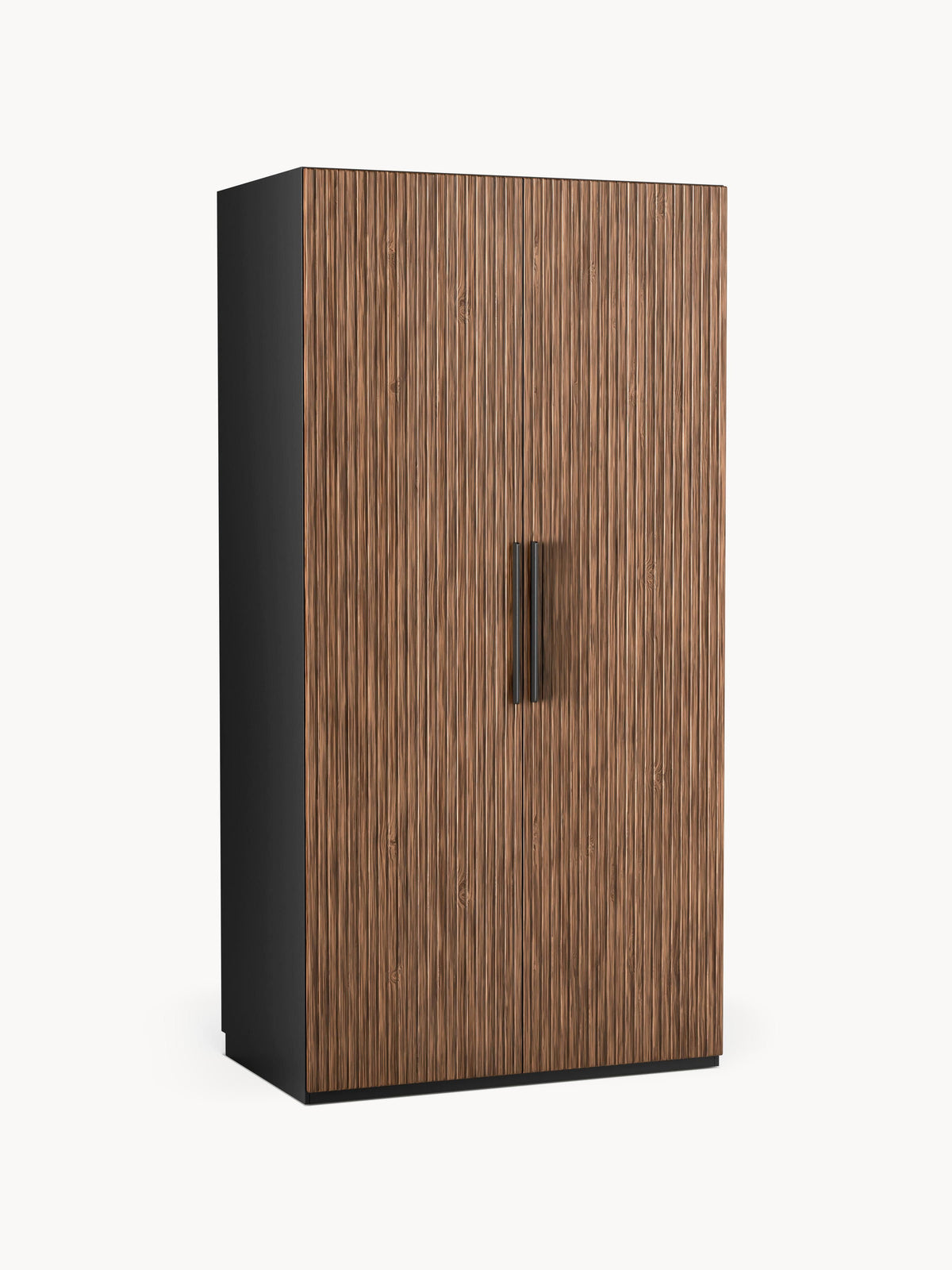 Simberto Modular Hinged-Door Wardrobe, 100 cm Wide, in Various Sizes