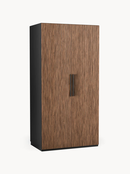 Simberto Modular Hinged-Door Wardrobe, 100 cm Wide, in Various Sizes