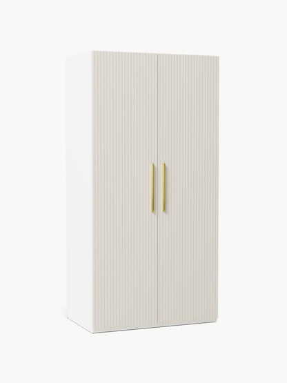 Simberto Modular Hinged-Door Wardrobe, 100 cm Wide, in Various Sizes