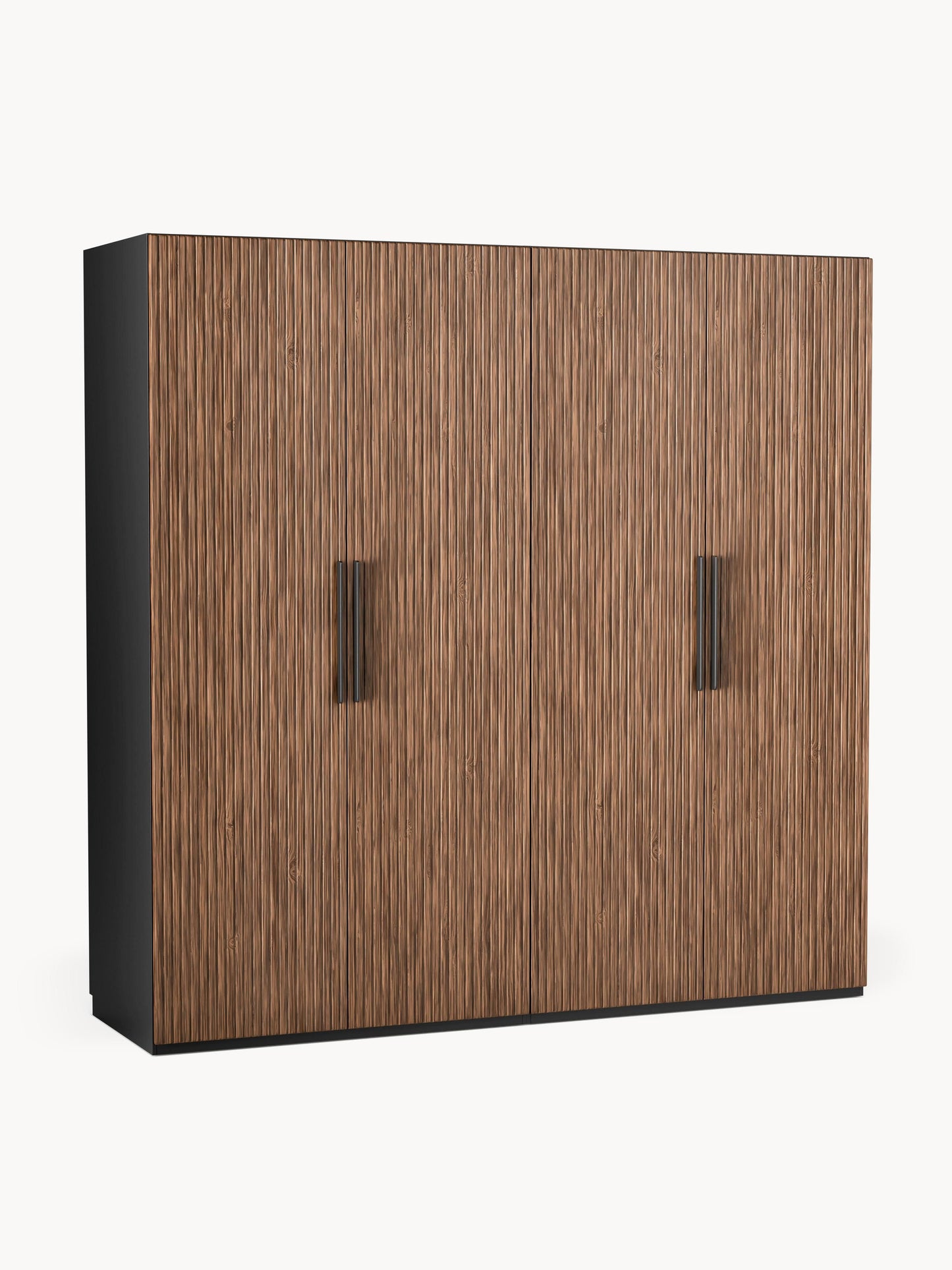 Simberto Modular Hinged-Door Wardrobe, 200 cm Wide, in Various Sizes