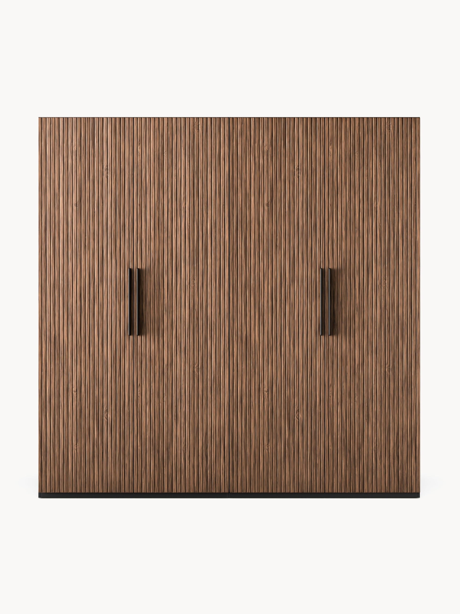 Simberto Modular Hinged-Door Wardrobe, 200 cm Wide, in Various Sizes