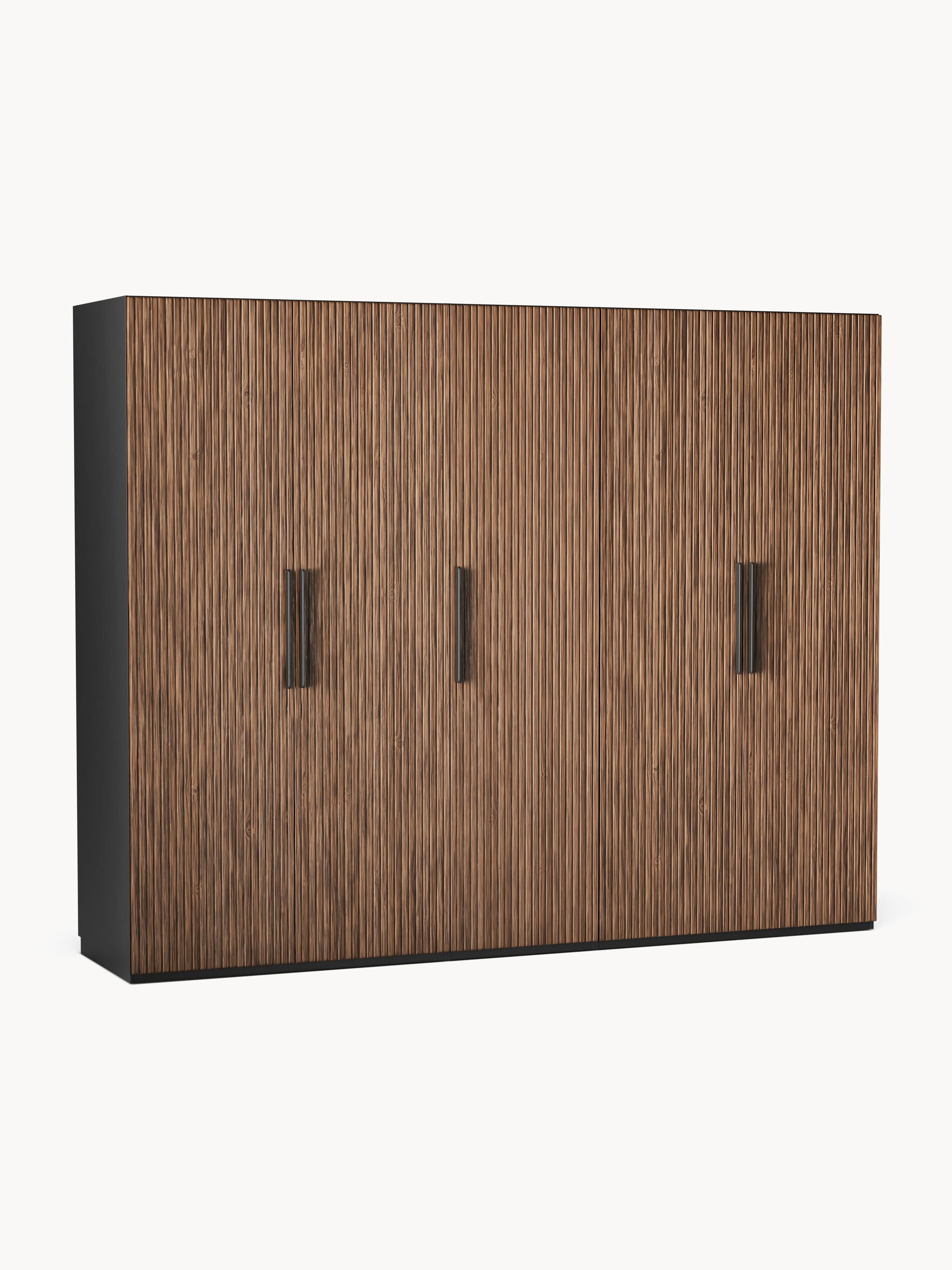Simberto Modular Hinged-Door Wardrobe, 250 cm Wide, in Various Sizes