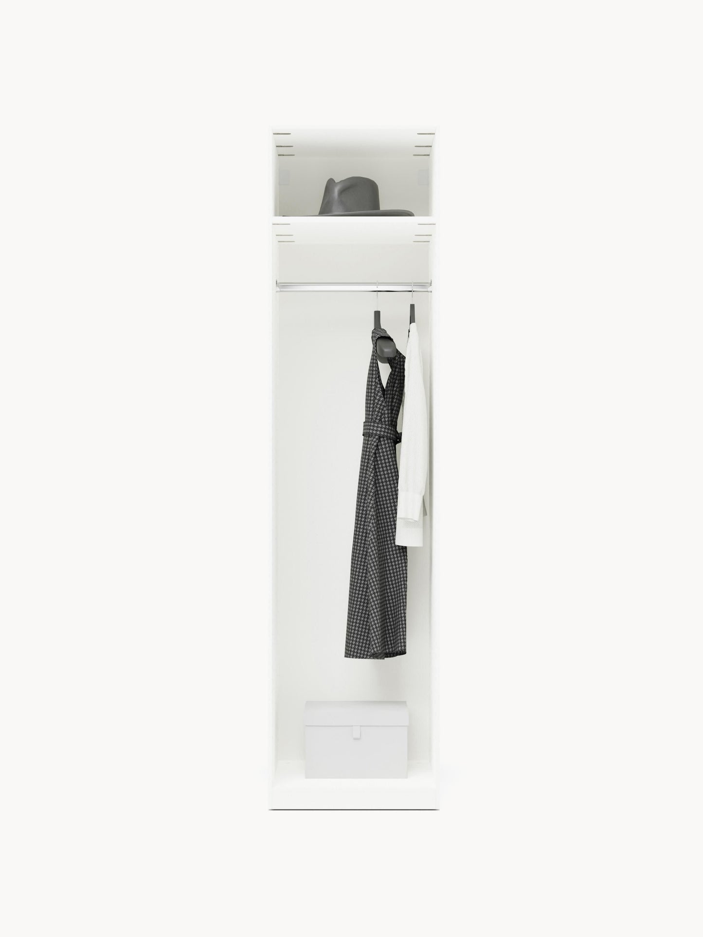 Simberto Modular Hinged-Door Wardrobe, 50 cm Wide, in Various Sizes