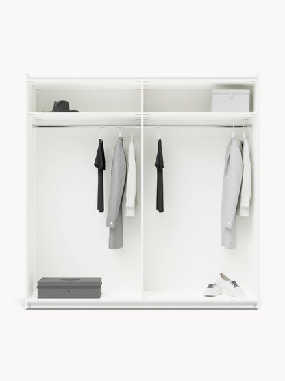 Simberto Modular Sliding-Door Wardrobe, 200 cm Wide, in Various Sizes