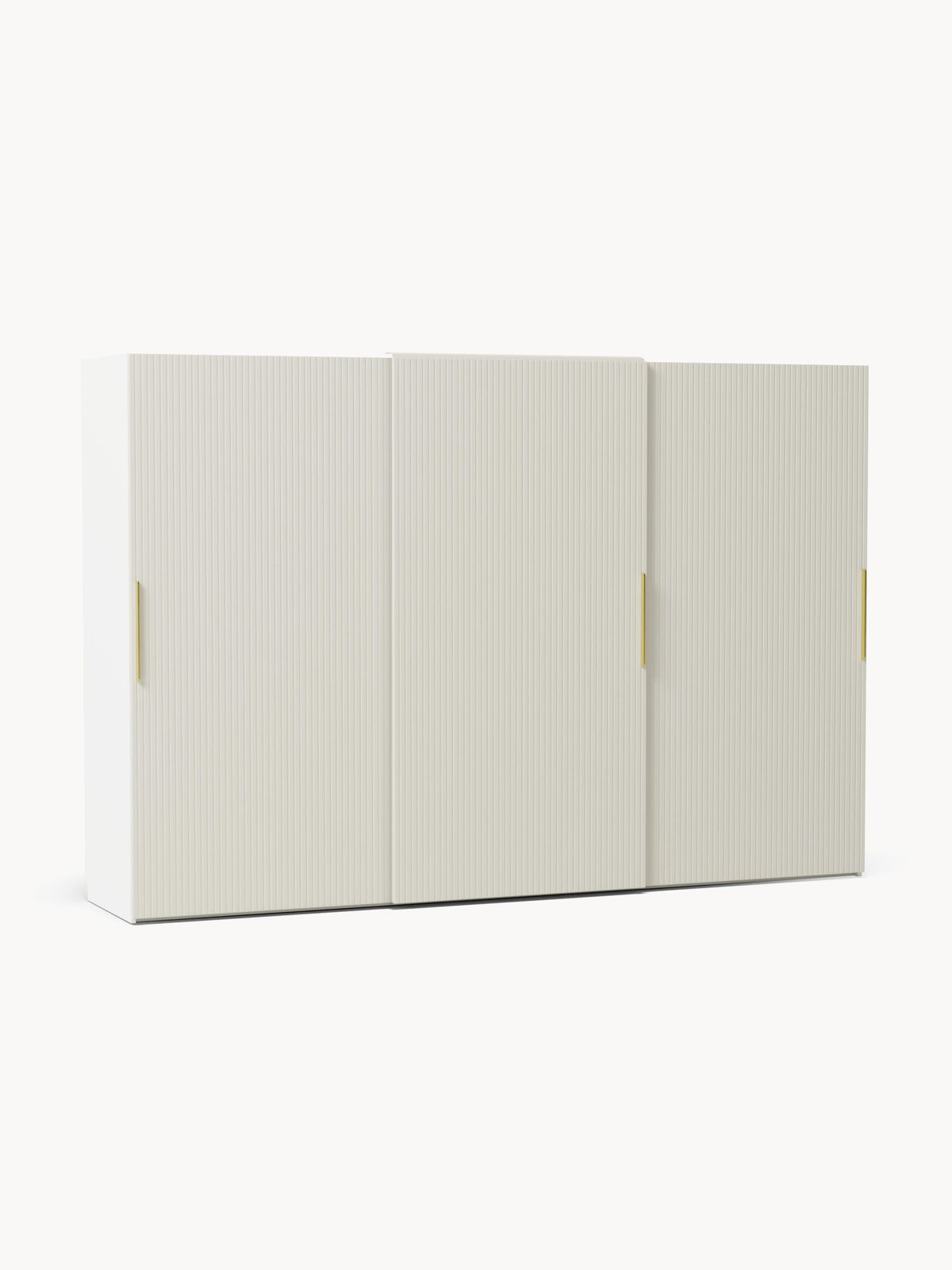 Simberto Modular Sliding-Door Wardrobe, 300 cm Wide, in Various Sizes