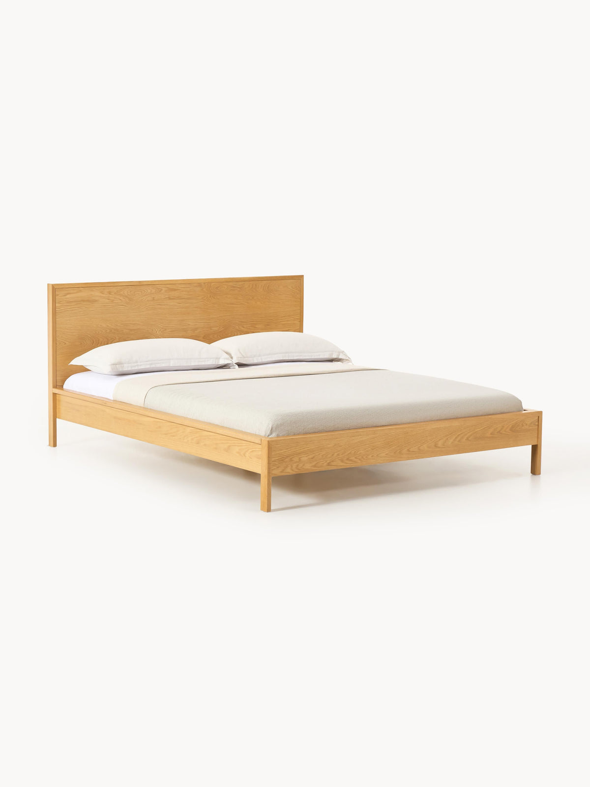 Tamburi Wooden Bed with Headboard