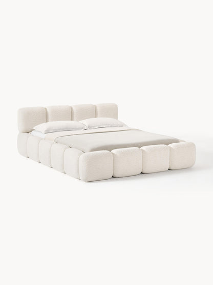 Taymonde Teddy Bouclé Upholstered Bed