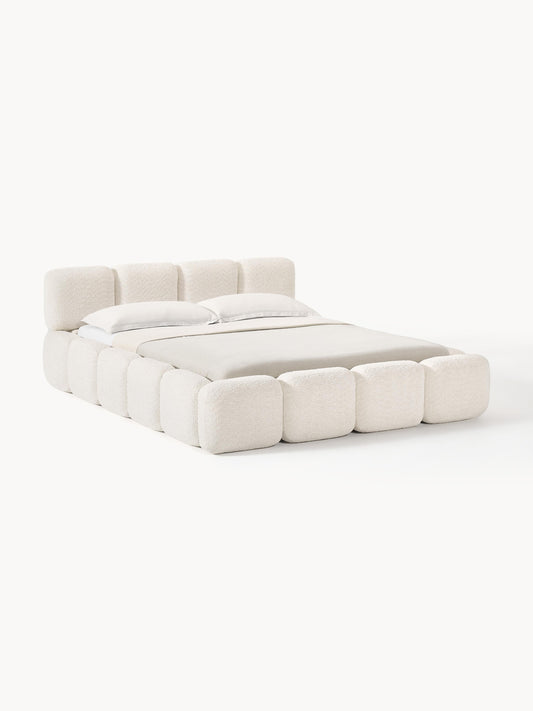 Taymonde Teddy Bouclé Upholstered Bed