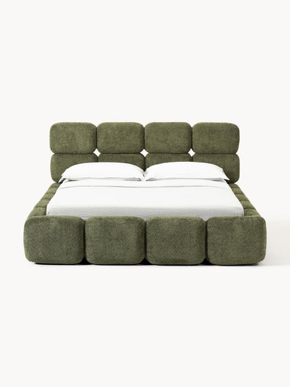 Taymonde Teddy Bouclé Upholstered Bed