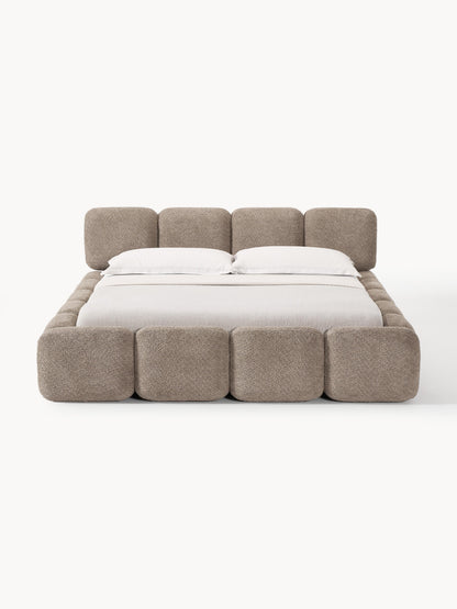 Taymonde Teddy Bouclé Upholstered Bed