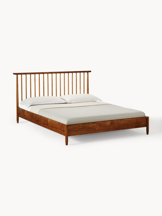 Winsloven Wooden Bed with Pine Headboard