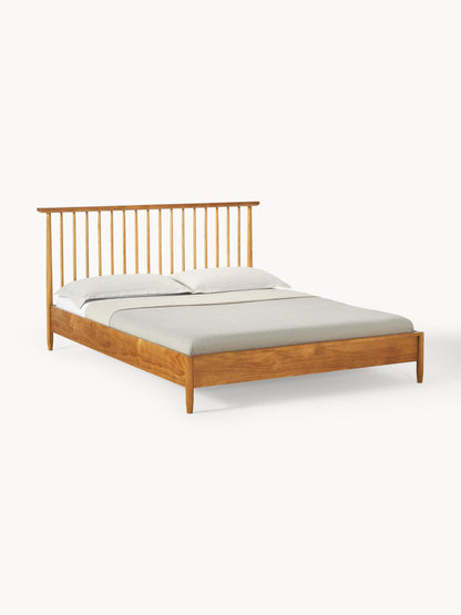 Winsloven Wooden Bed with Pine Headboard